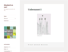 Tablet Screenshot of glaubsches.net